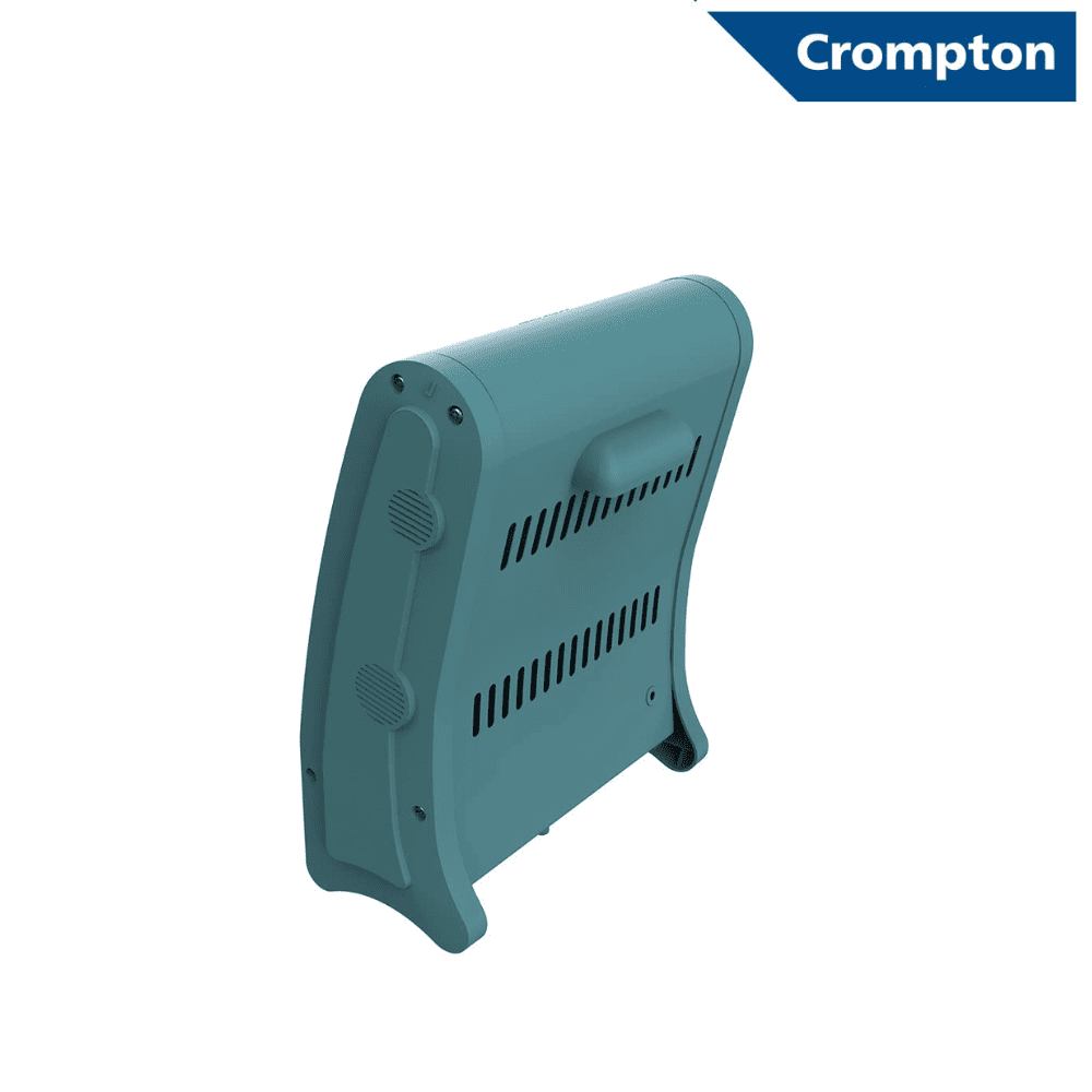 Crompton 800 Watts Room Heater with 2 Heat Settings (Insta Comfy,Grey Blue)