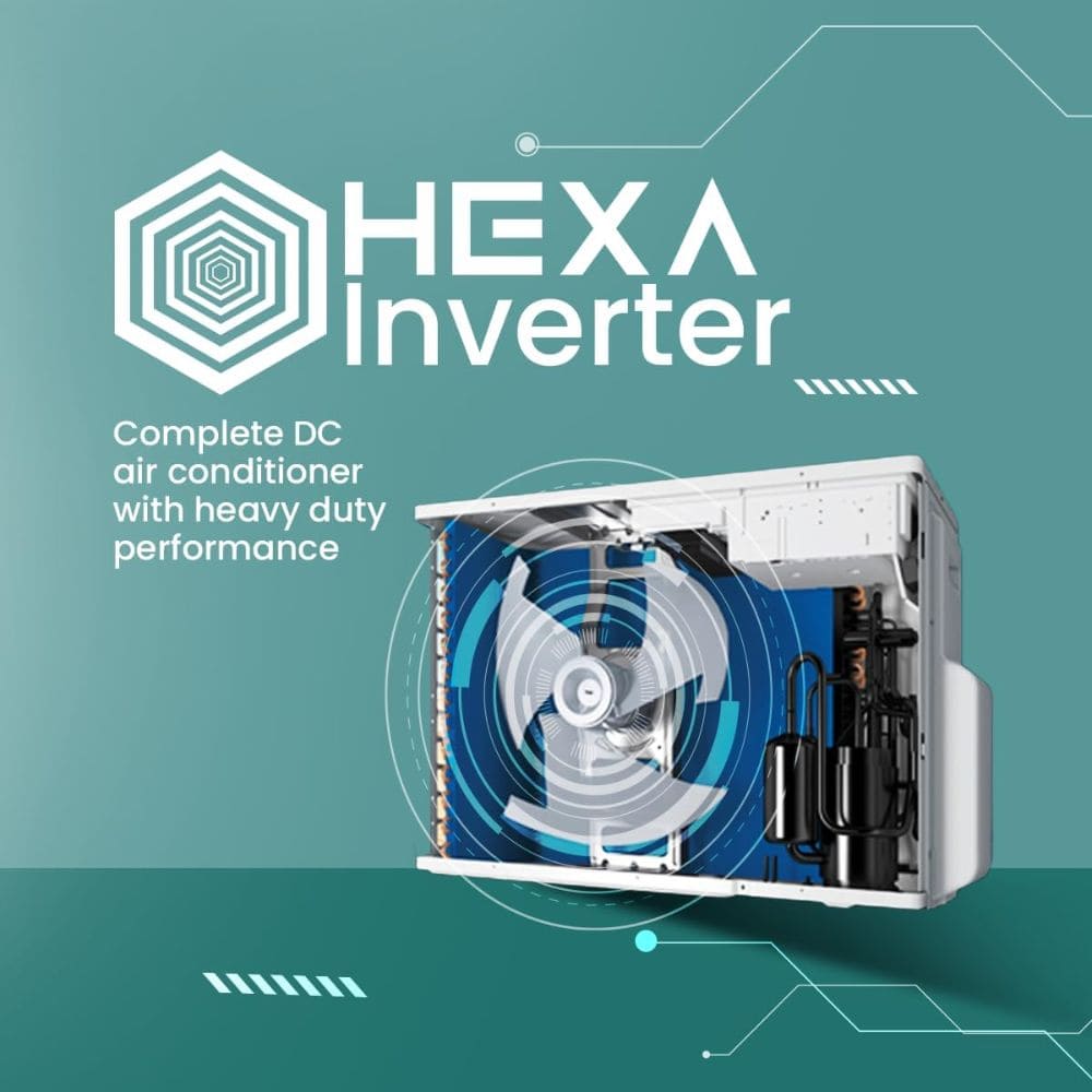 Haier 1.5 Ton 3 Star Inverter Split Air Conditioner (HSI52KU-CAI3NB-I)