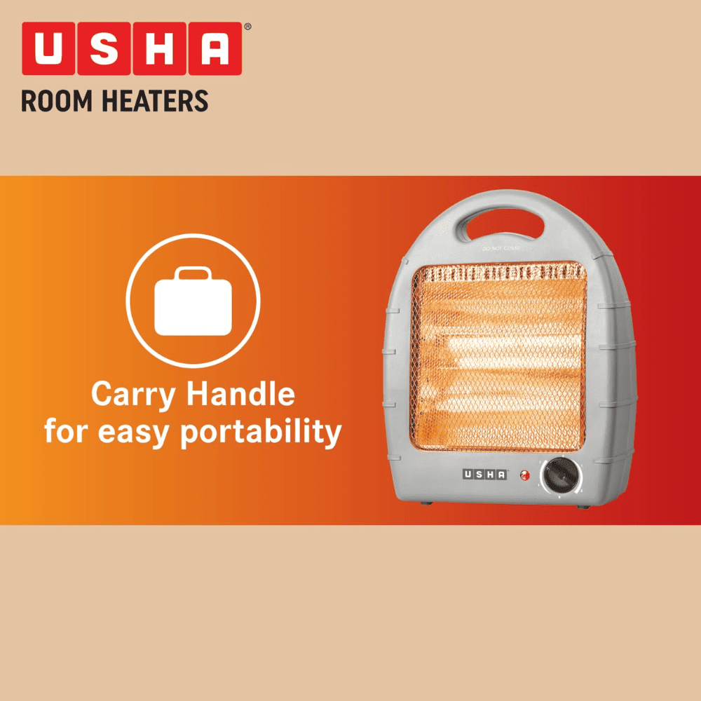 Usha 800 Watts Instant Heating Halogen Room Heater (HH4002)