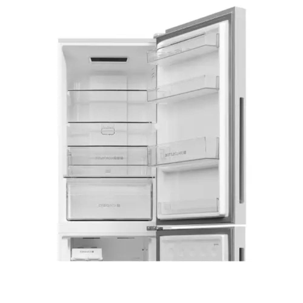 Haier 265 Ltrs, 2 Star Frost Free Double Door Bottom Mount Refrigerator (HRB 3152PMGA P, Glass mirror)