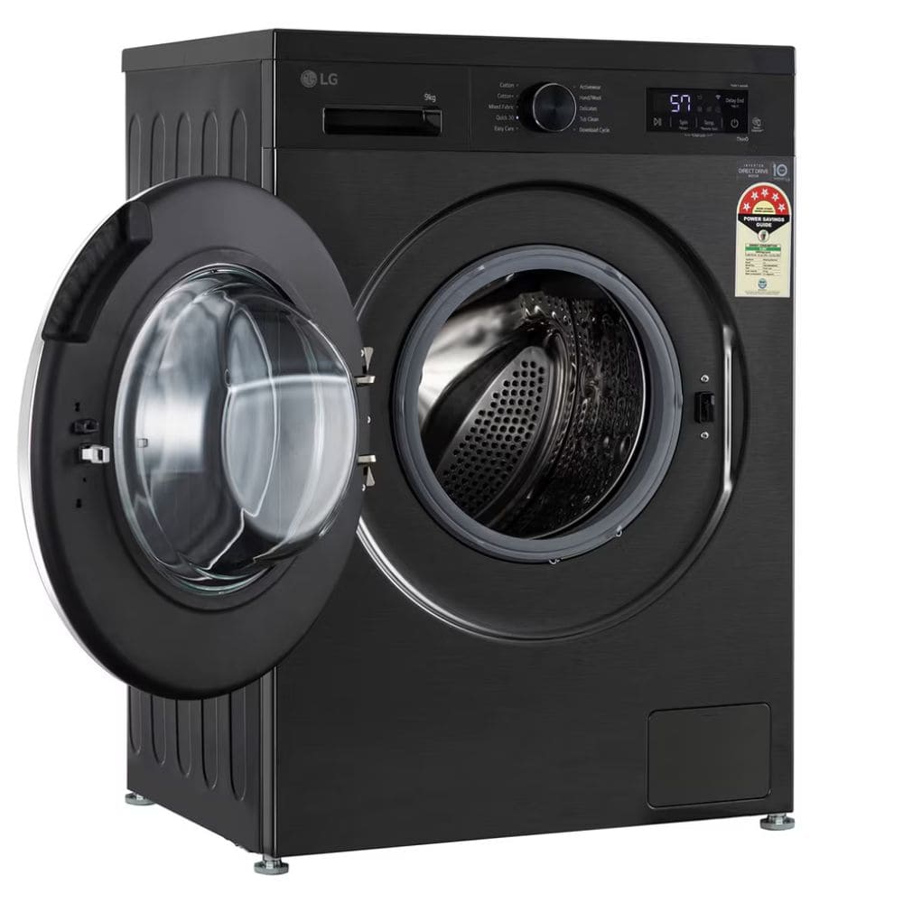 LG 9 Kg 5 Star Fully-Automatic Front Load Washing machine (FHB1209Z4B,Middle Black)