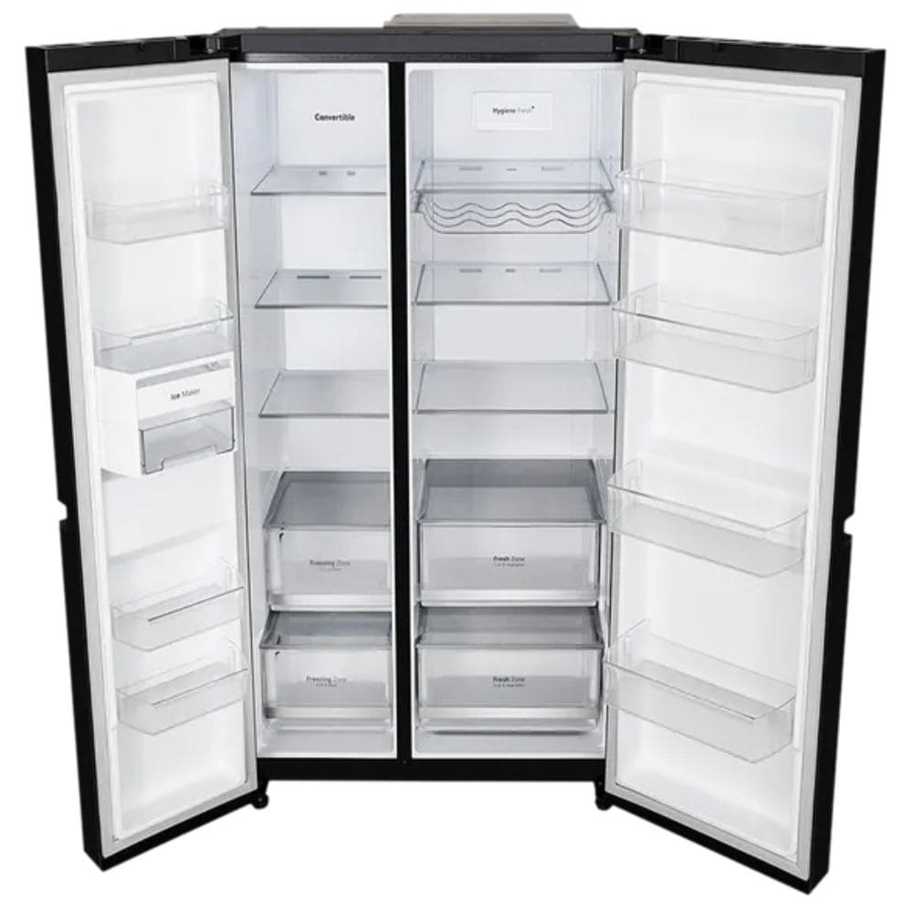 LG 650 Ltrs 3 Star, Inverter Frost Free, Side-by-Side Refrigerator (GL-B257DBM3)