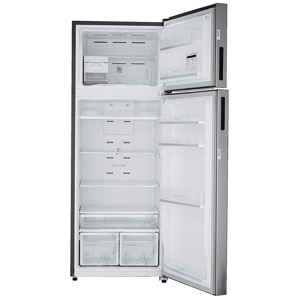 Whirlpool IF INV CNV 515 ALPHA STEEL-Z, 500 Ltrs 3 Star Inverter Convertible Frost Free Double Door Refrigerator, Steel Gery