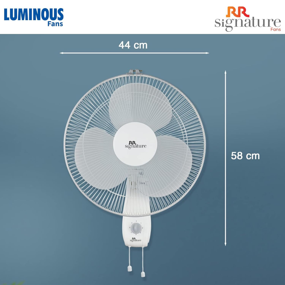 Luminous 400mm 3 Blade High Speed Wall Fan (Mojo)