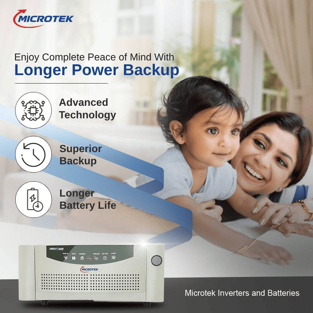 Microtek EB 1700 VA, Super Power Square Wave Inverter