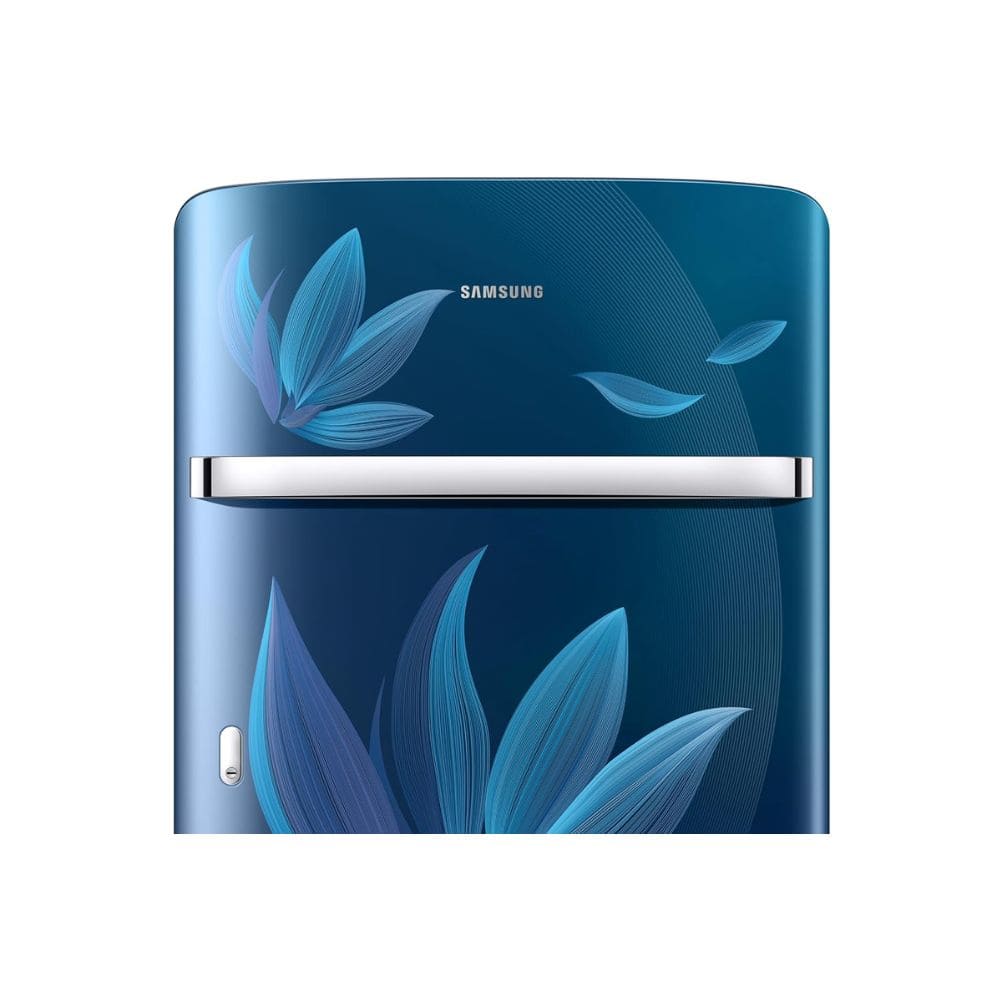 Samsung 189 Ltrs, 5 Star Digital Inverter, Direct Cool Single Door Refrigerator (RR21H2H259U, Paradise Bloom Blue)