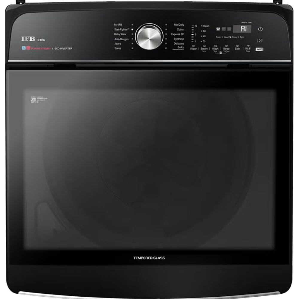 IFB 12 Kg 5 star Fully-Automatic Top Load Washing Machine (TL121BL4SWID, Black)