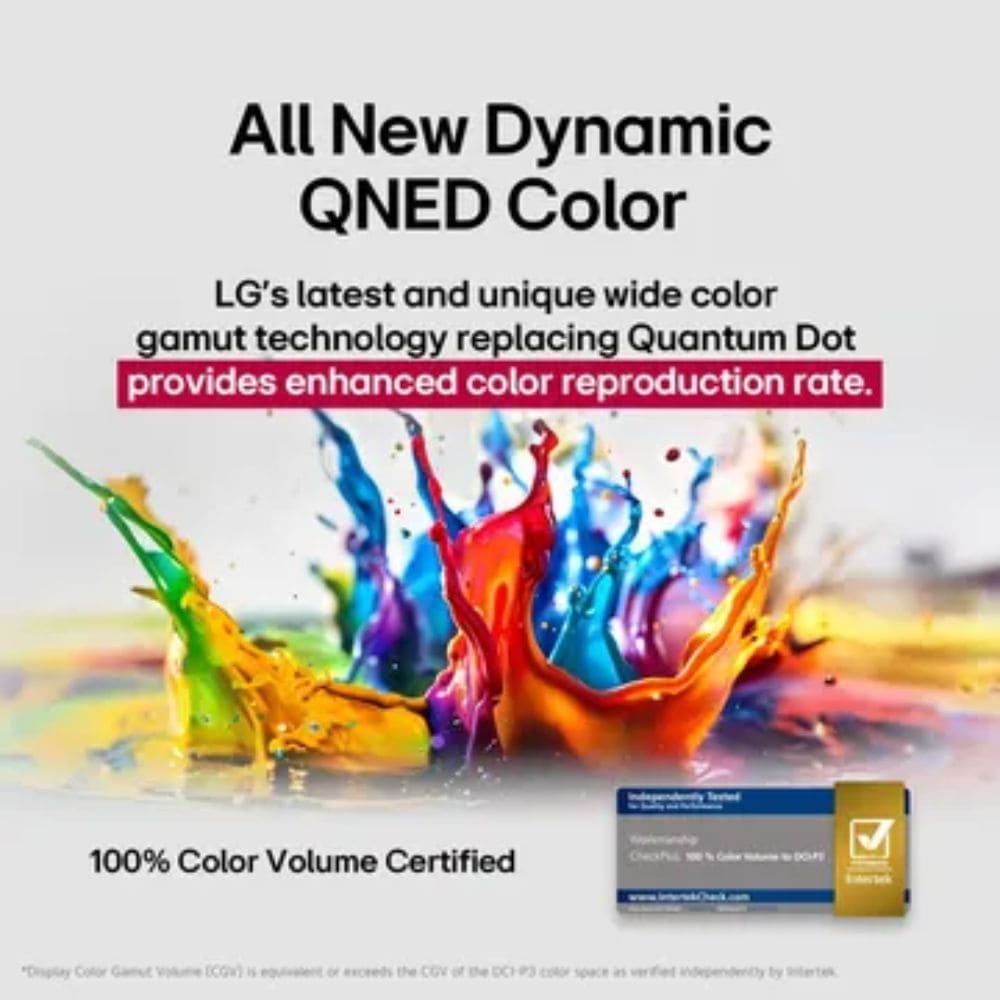 LG 55QNED8BA6A, 55 Inches, 4K Ultra HD QNED TV, Black
