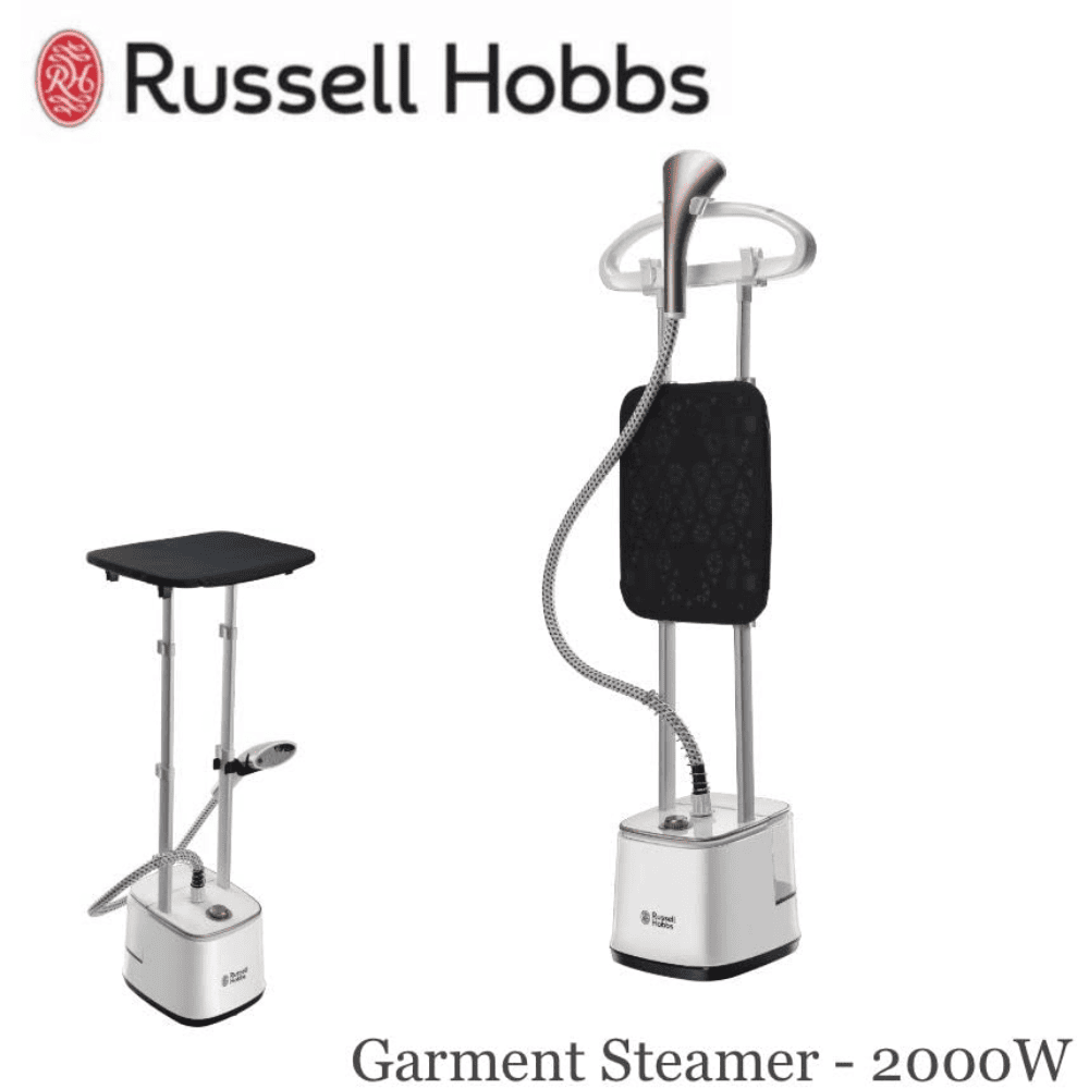 Russell Hobbs RGS 2000-Pro M, 1420 Watts Professional Garment Steamer (White & Brown)