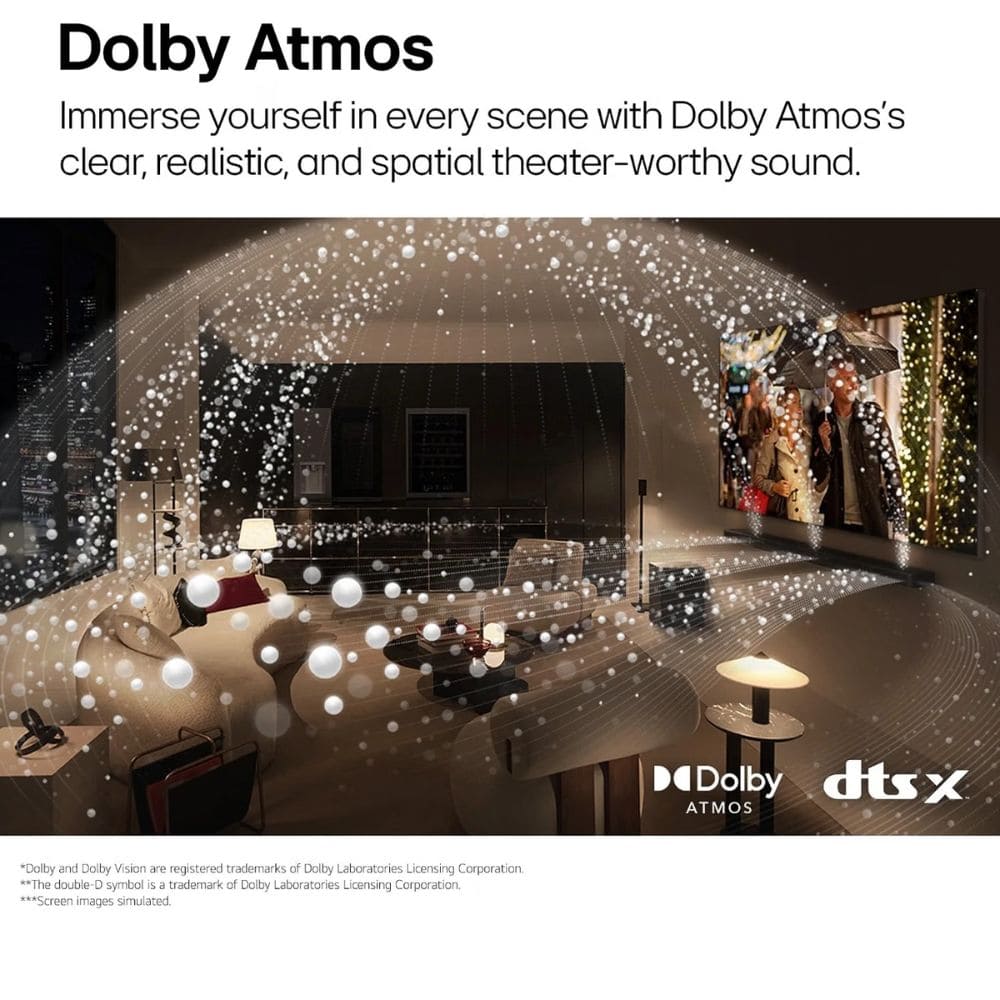 LG 600 Watts Wireless Dolby Atmos True with Subwoofer Soundbar (SQ75TR, 5.1 1Channel)