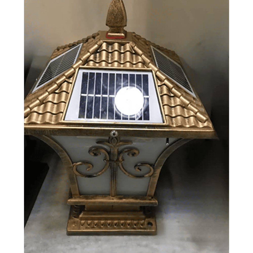 Table Sanleen LED Waterproof Antique Gate Light for Garden Decor (Multi Colour)
