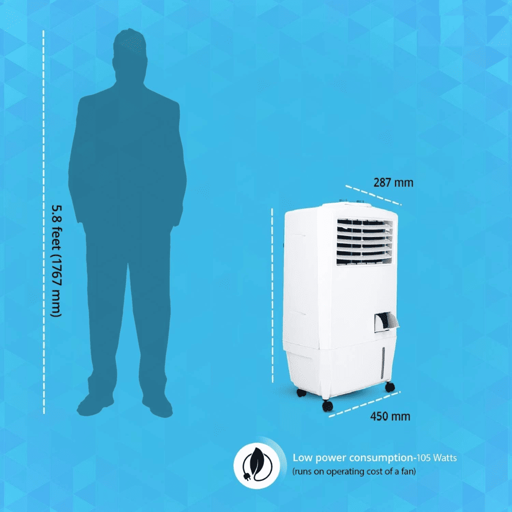 Symphony 30 Ltrs Personal Air Cooler with Powerful Blower (Mastercool30L)