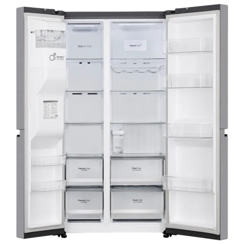 LG 630 Ltrs 3 Star, Inverter Frost Free, Side-by-Side Refrigerator (GL-L257CPZ3)