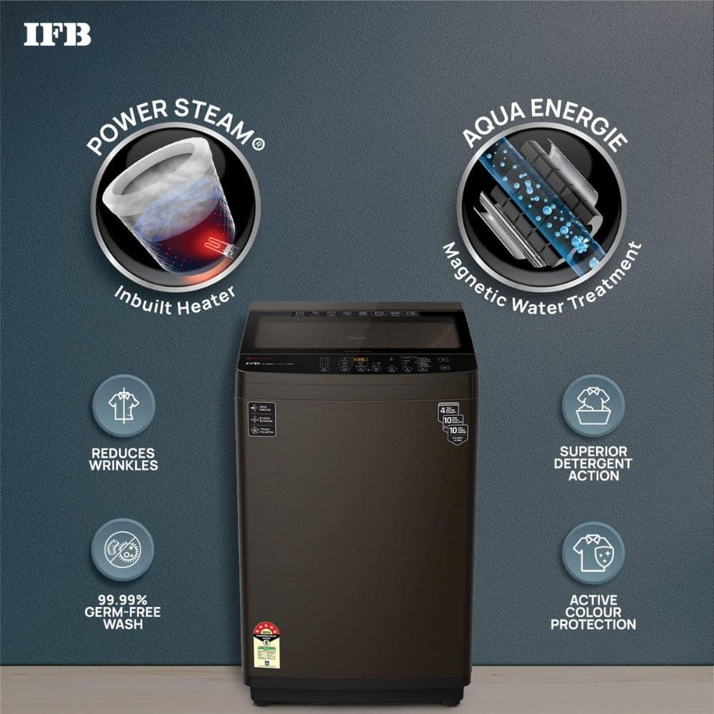 IFB 7 Kg 5 star Fully-Automatic Top Load Washing Machine (TL-S1BRS 7.0KG AQUA, Brown)