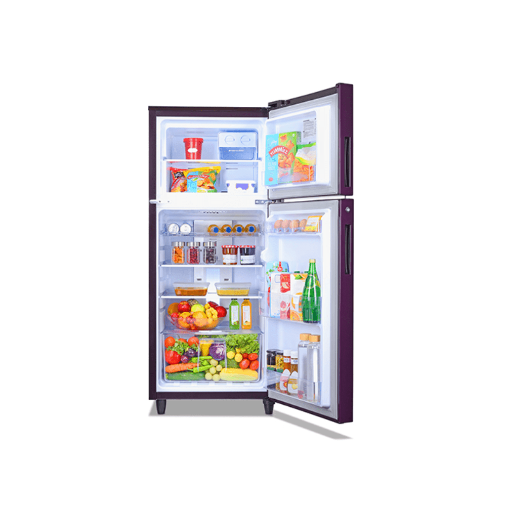 Godrej 233 Ltrs 2 Star Inverter Frost Free Double Door Refrigerator (RT EONALPHA 270B RI AR WN, Aria Purple)
