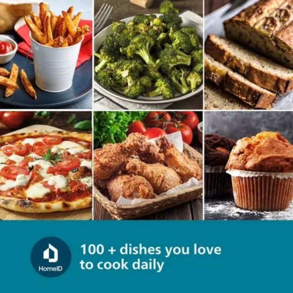 Philips 4.2 Litres 1500 Watt Digital Air Fryer with Rapid Air Technology (NA221/00, Black)