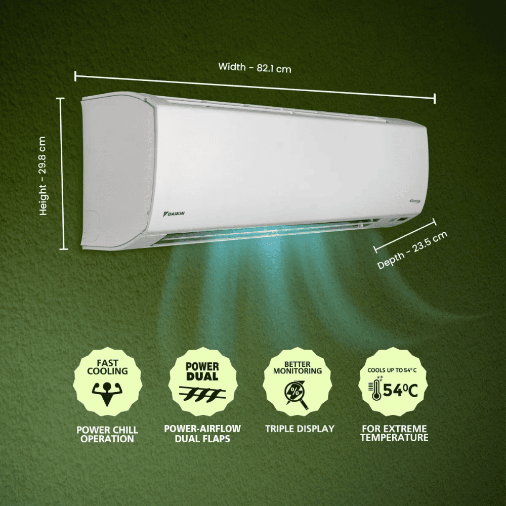 Daikin 1.5 Ton 5 Star Inverter Split Air Conditioner (ATKM50UV16VA)