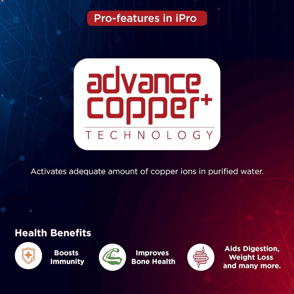 Hindware ELVEA IPro, 7 Ltrs RO+UF+PH +UV+TDS Wall maountable Water Purifier, White & Black