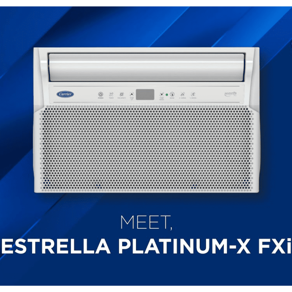 Carrier 1.5 Ton 5 Star Inverter Window Air Conditioner (19K ESTRELLA PLATINUM-X Fxi)