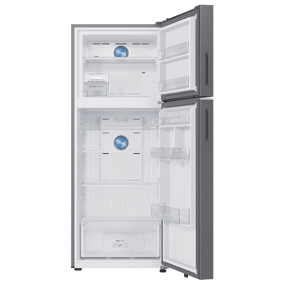 Samsung 396 Litres 2 Star Frost Free Double Door Smart Wifi Enabled Refrigerator (RT41DG6A2BB1HL, Black Matt)