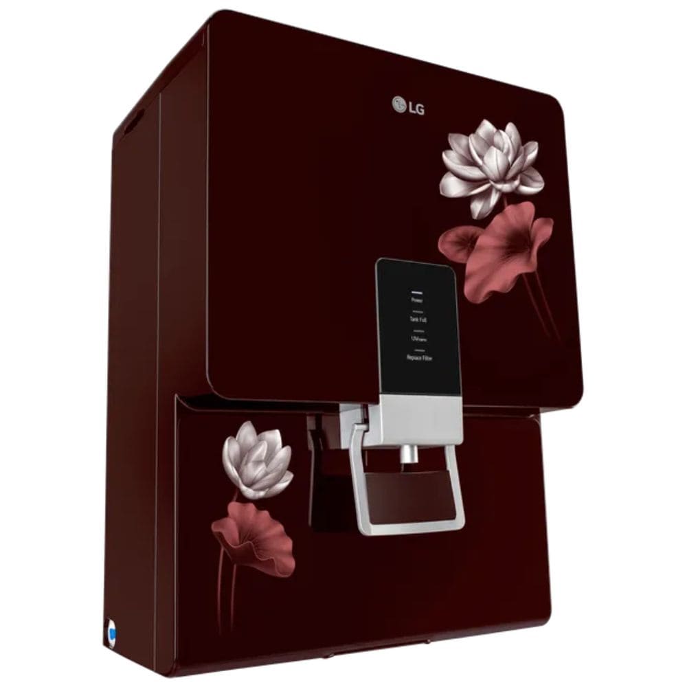 LG WW156RPTC, 8 Litres RO+ Stainless Steel Tank Wall Mountable Water Purifier, Crimson Red