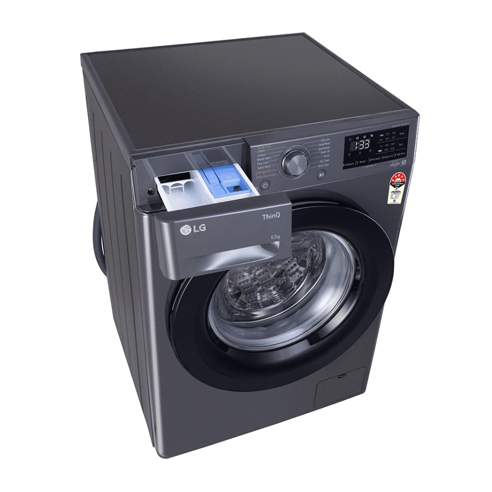 LG 9 Kg 5 Star Inverter Wi-Fi Fully-Automatic Front Load Washing Machine (FHV1409Z4M, Middle Black)