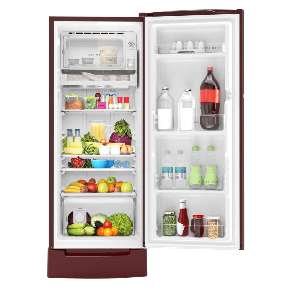 Whirlpool 192 Ltrs Direct Cool Single Door Refrigerator (215 IMPRO ROY 3S, WINE)