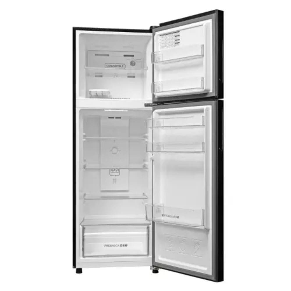Haier 240 Ltrs, 1 Star Frost Free Double Door Top Mount Refrigerator (HRF 2901EGBA P,black)