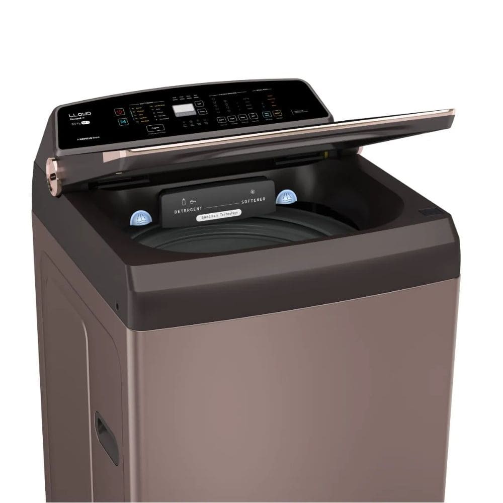 Lloyd 8.5 Kg 5 Star Fully-Automatic Top Load Washing machine (GLWT855N12CB Copper Blush)