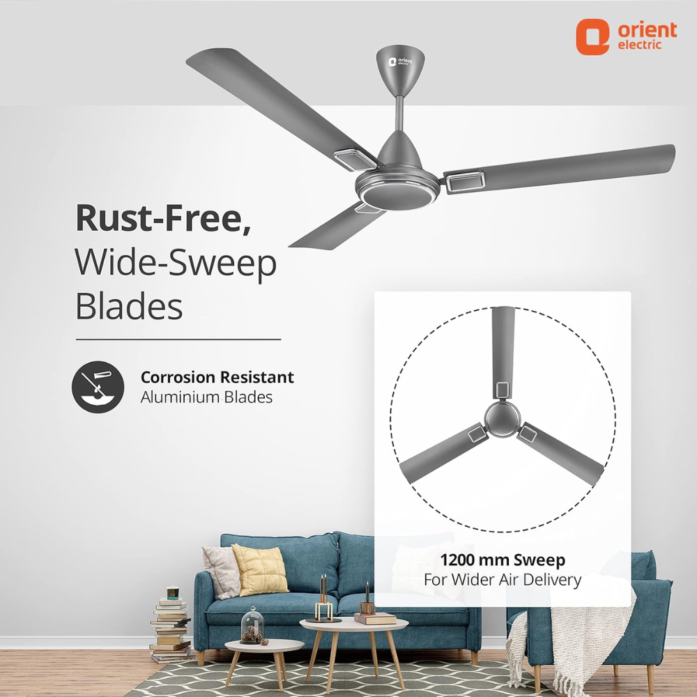 Orient FALCON Deco, 1200mm, 3 Blade Ceiling Fan