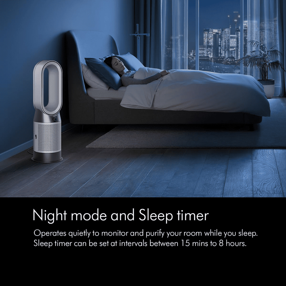Dyson Hot and Cool HP11 Air Purifier with Remote Control (White & Silver)