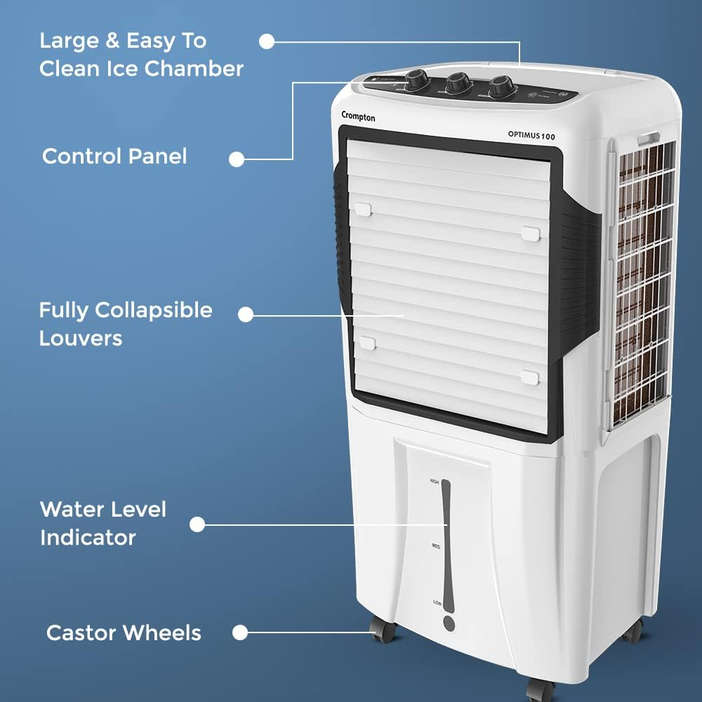 Crompton 100 Litres Desert Air Cooler (OPTIMUS 100)