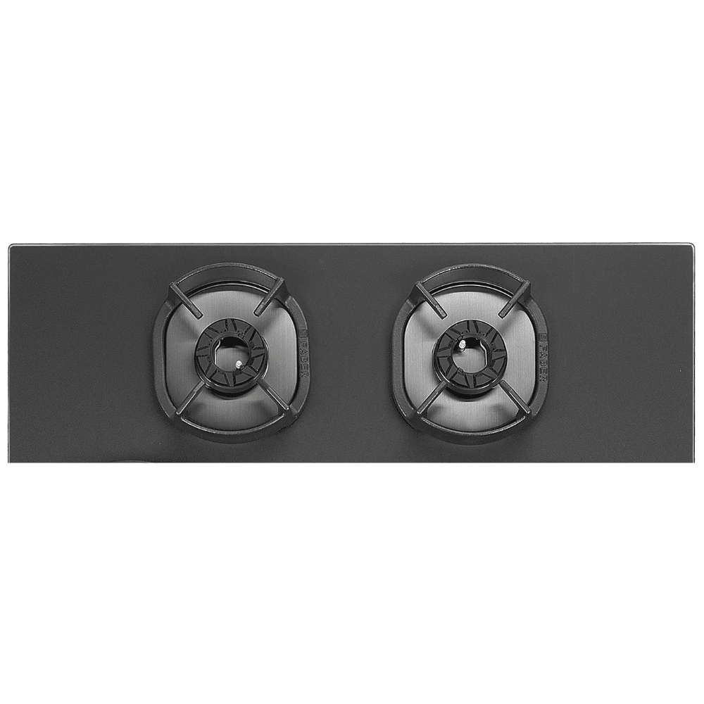 Faber Hob DELLA HD724 CI AI, 4 burner 90 cm Auto Ignition Glass Top Full Brass Burners 1 Medium +1 Small + 1 High Gas Stove (Black)