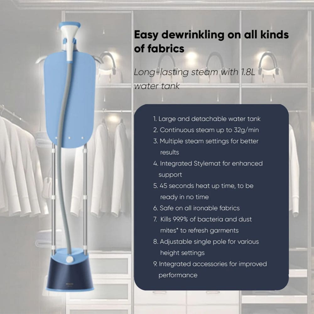 Philips Watt Garment handheld Steamer (STE1030, Purple)