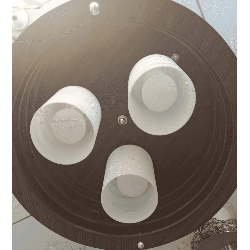 Ceiling Lights Eliante Wood Chandelier, Lights for Living, Bedroom, Dining Rooms (Brown)