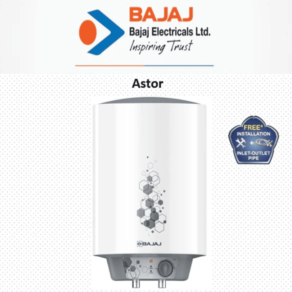 Bajaj 10 Ltrs Storage Star Wall Mounting Water Heater Geyser