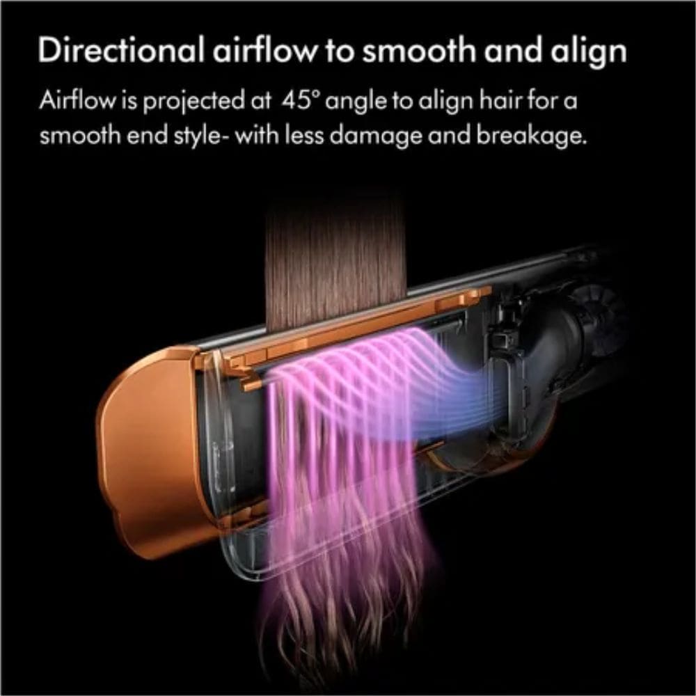 Dyson 560852-01 Airstrait Corded Hair Straightener with No Heat Damage Technology (Strawberry Bronze)