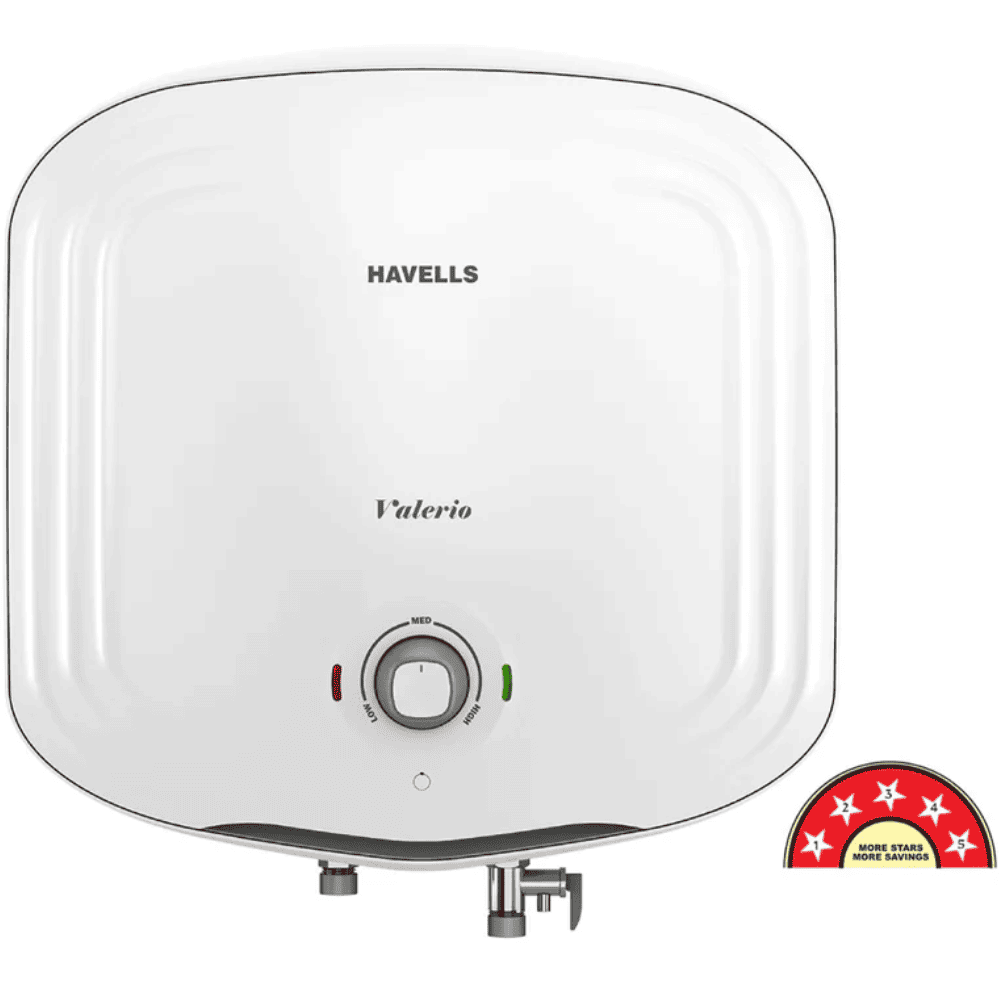 Havells 25 Ltrs Storage 5 Star Wall Mounting Water Heater Geyser (Valerio25L)