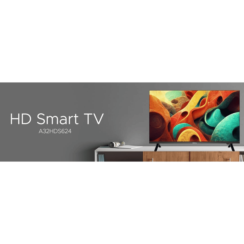 Aisen A32HDS626, 32 Inches HD Ready Smart LED TV, Black