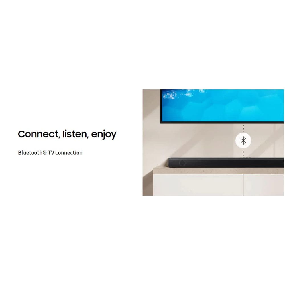 Samsung 150 W Dolby Digital Bluetooth Soundbar (HW-T42E, Black)