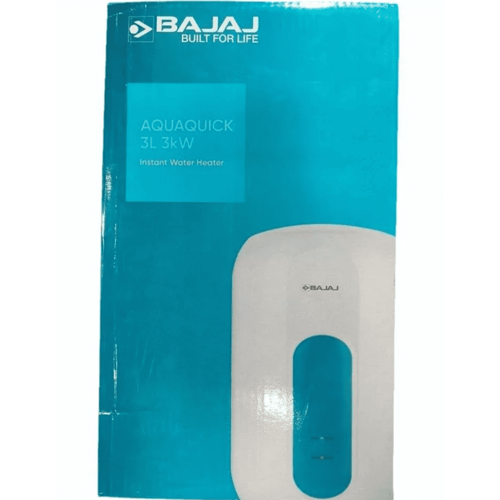 Bajaj 3 Ltrs Instant Water Heater Water Heater Geyser (Aquaquick, White)