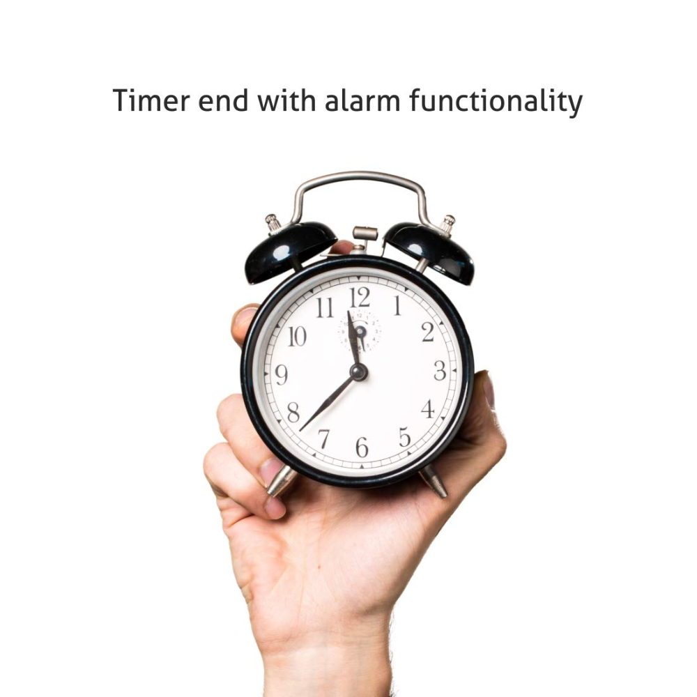 Glen GL3045, 800 Watts 2 Litres Electric Air Fryer,Preset Temperature Ccontrol (Black & Silver)