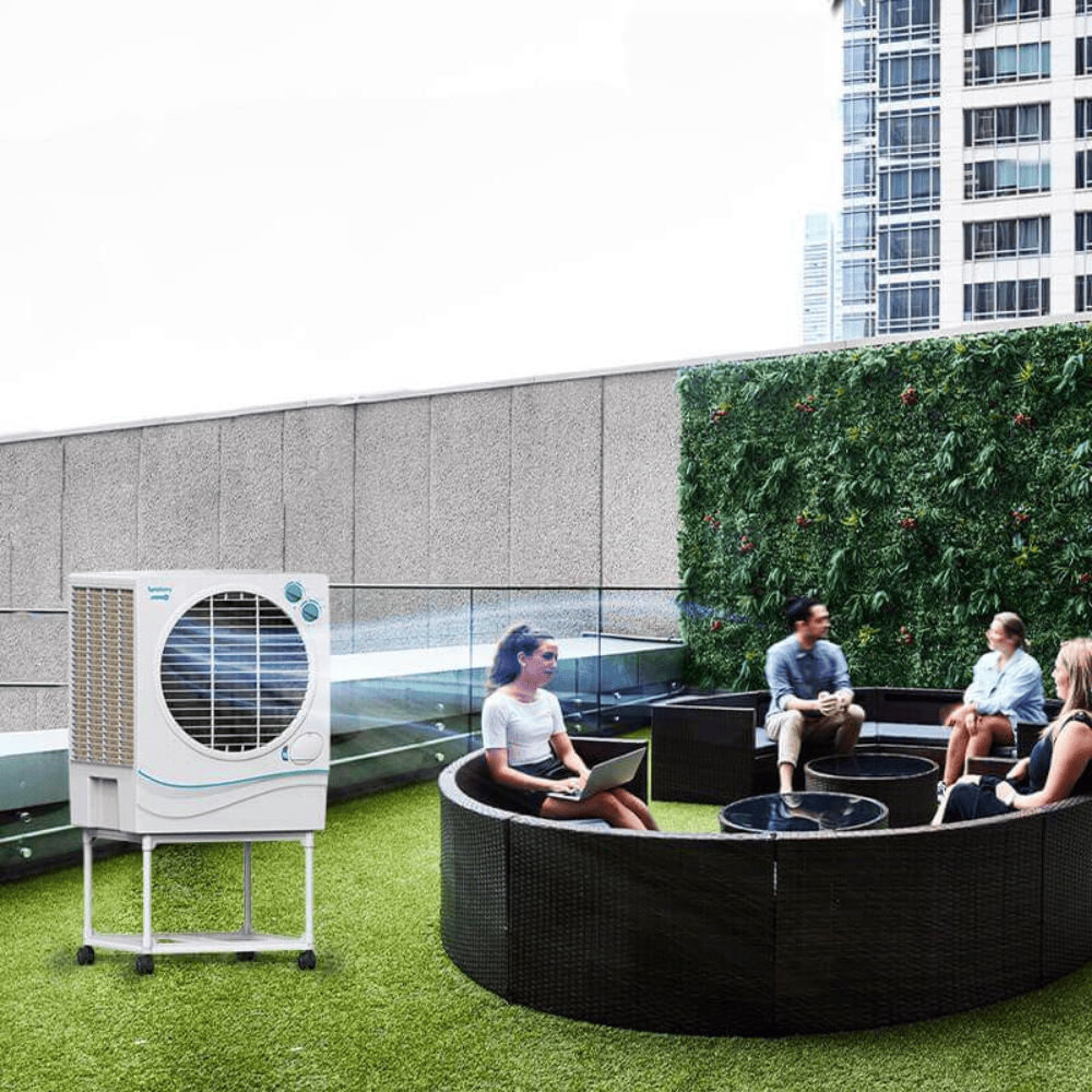 Symphony 51 Ltrs Desert Air Cooler with Trolley (JUMBO51L)