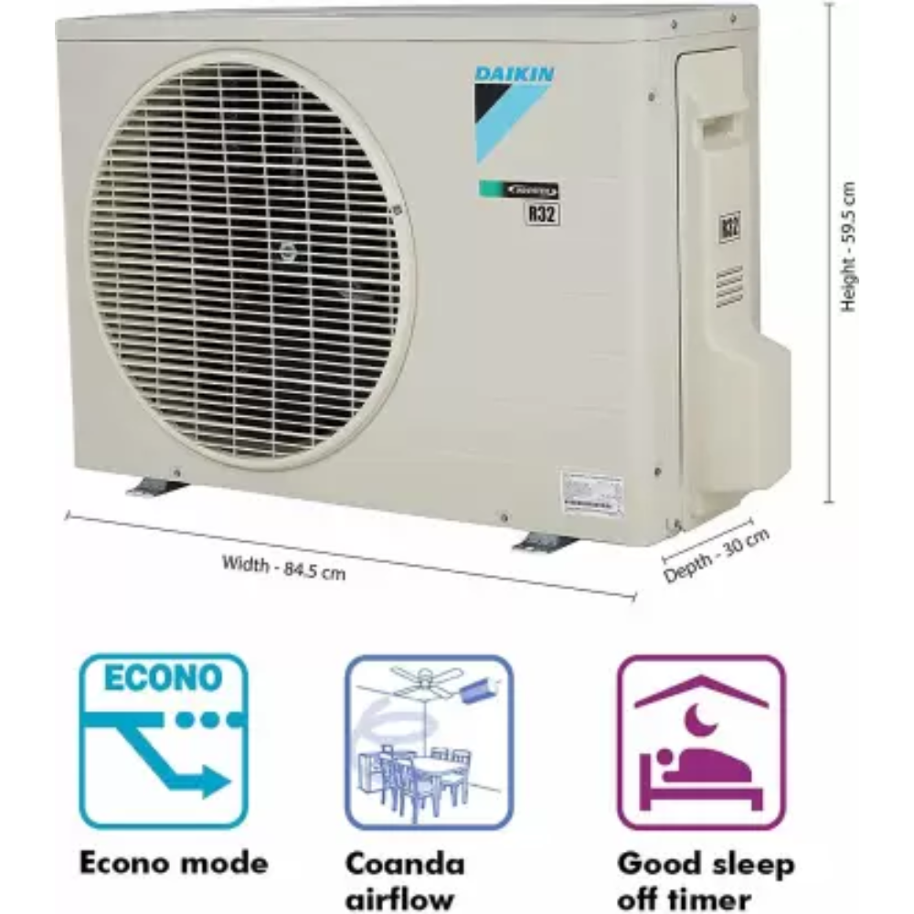 Daikin 1.5 ton 3 Star Inverter Split Air Conditioner (FTKY50U)