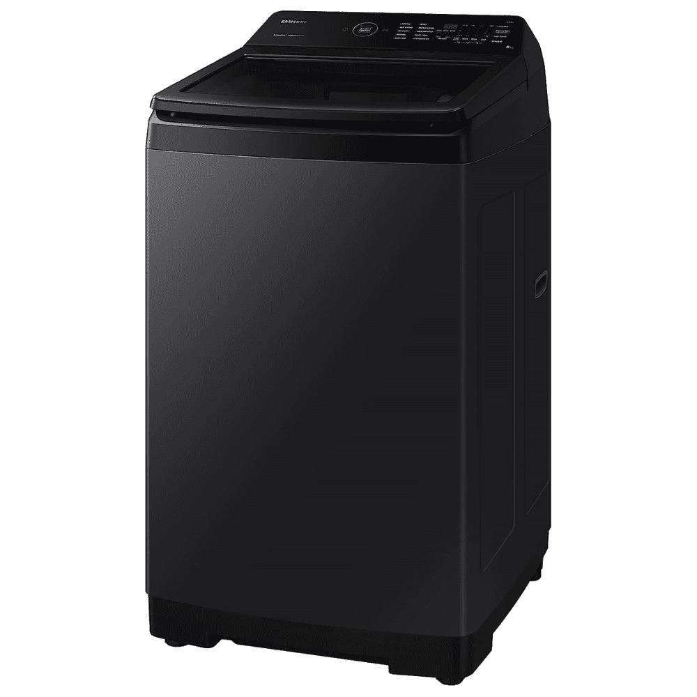Samsung 8 Kg 5 Star Fully Automatic Top Load Washing Machine (WA80BG4545BVTL, Black Caviar)