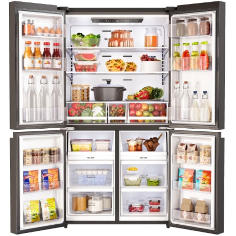 Godrej 670 Ltrs 2 Star Inverter Frost Free Side by Side Refrigerator (RM EONVELVET 685 RIT GR BK, Graphite Black)