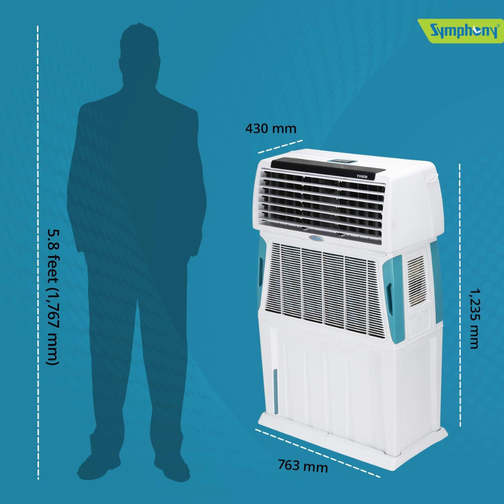 Symphony touch110, 110 Ltrs  Desert Room Air Cooler