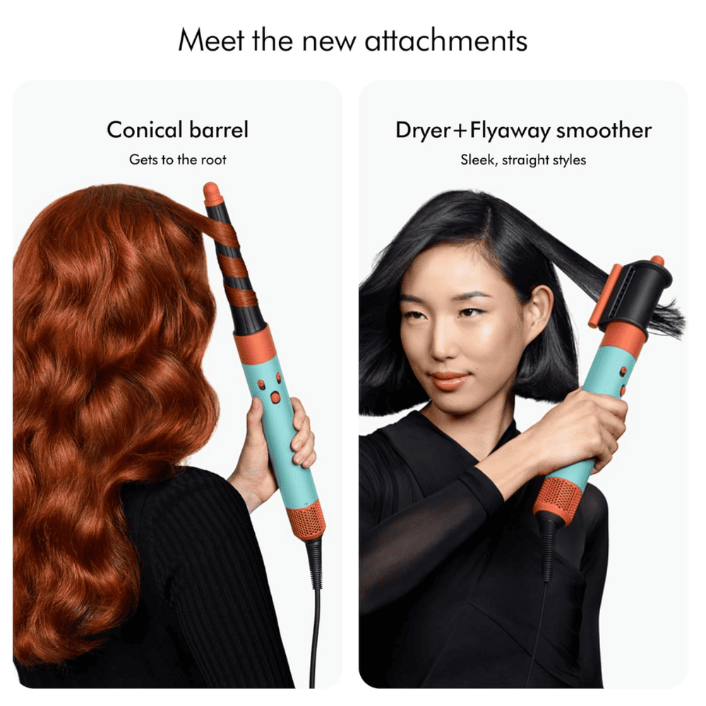 Dyson 533801-01, Airwrap Multi-Styler Complete Travel Pouch with Bluetooth (Ceramic Patina & Topaz)