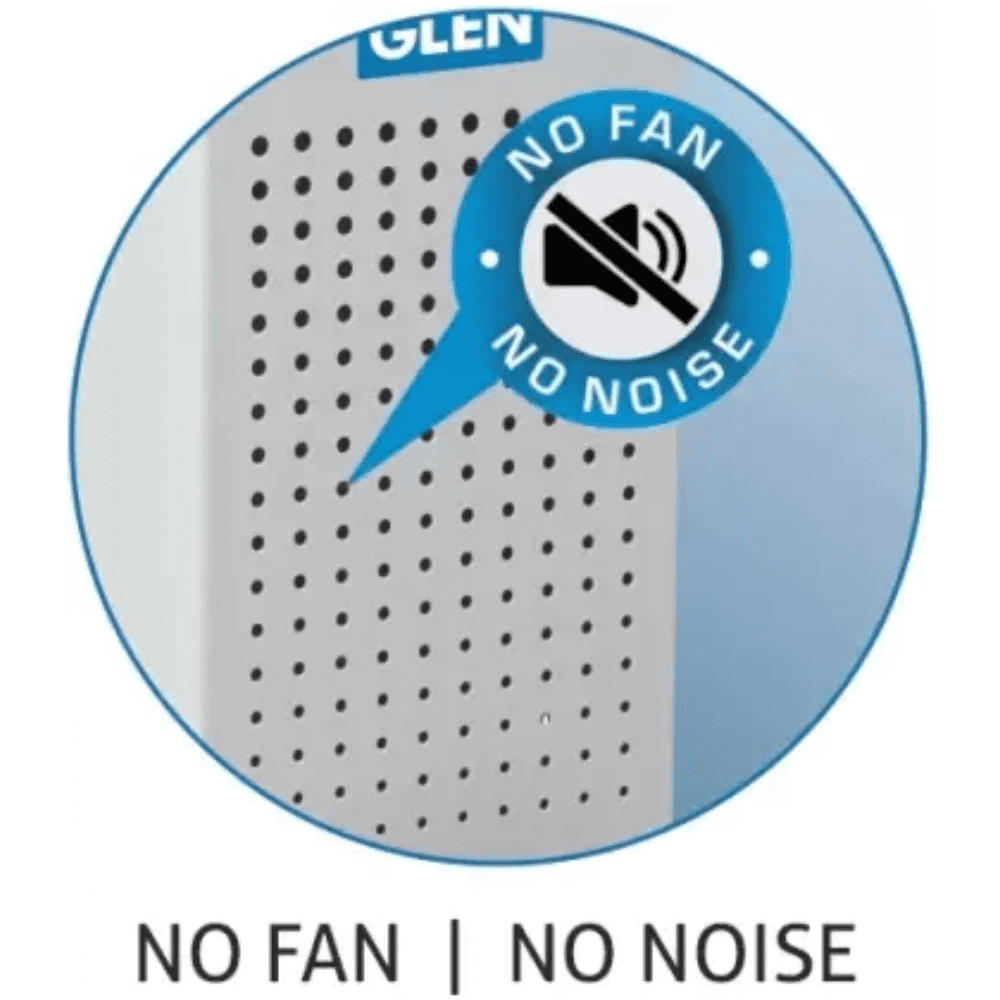 Glen 13 Straight Fins, 2900 Watts Oil Filled Radiators, Room Heater (OFR 13, Grey)