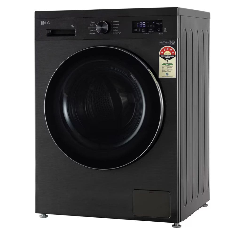 LG 9 Kg 5 Star Fully-Automatic Front Load Washing machine (FHB1209Z4B,Middle Black)